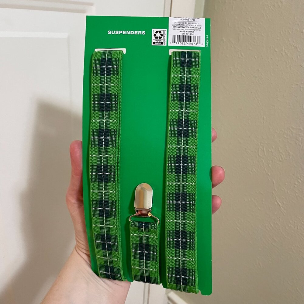 Luck To You - St. Patrick's Day - Costume Suspenders - NWT - MUST BE BUNDLED - Picture 4 of 5
